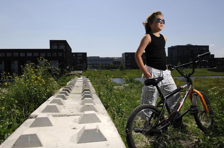 Fietscrossbaan in de maak