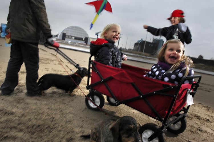 Waaidag op Zeeburgereiland