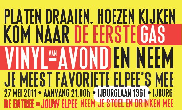 Tweede GAS Vinyl-Avond