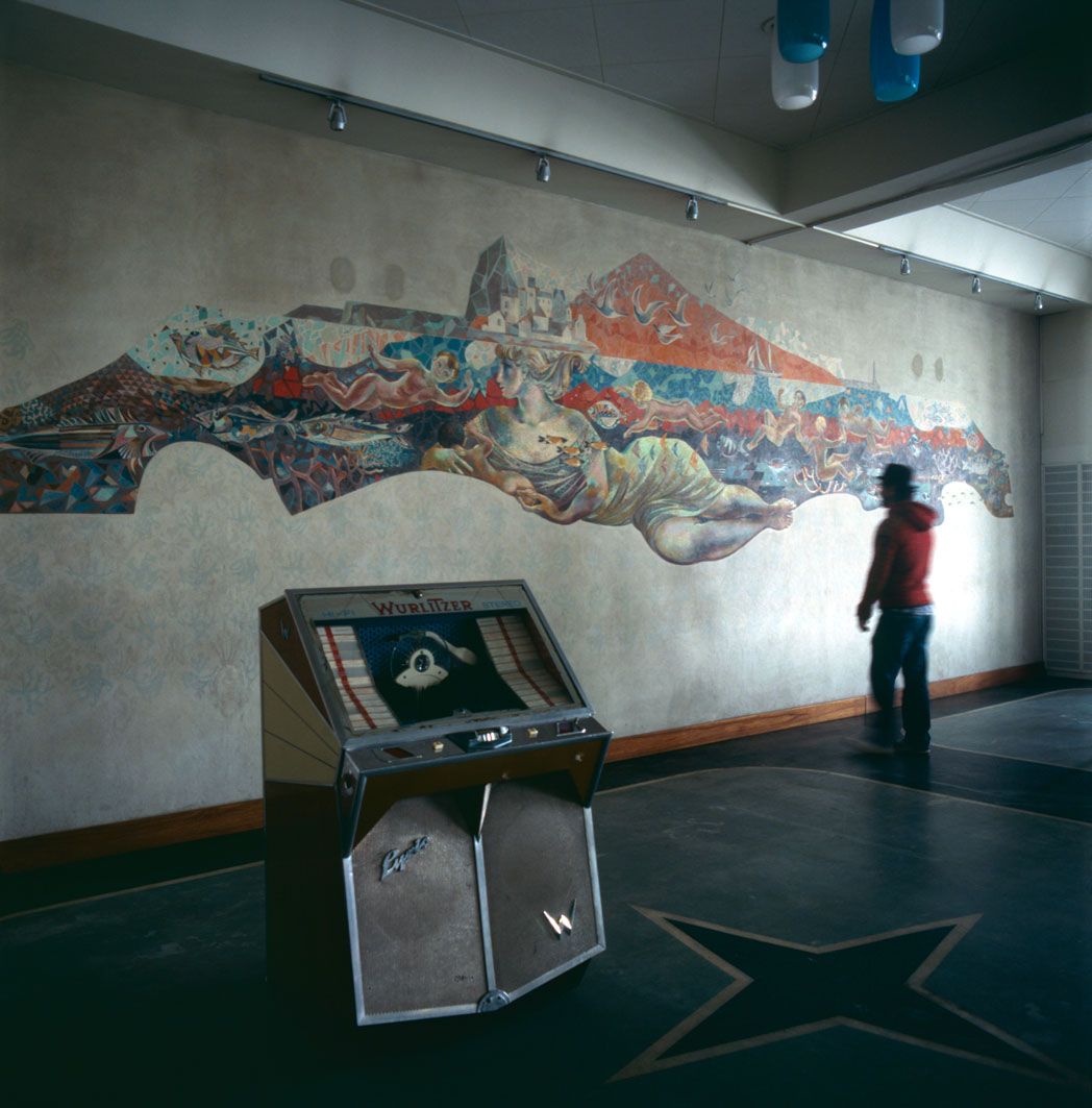 De kompaszaal op KNSM-eiland