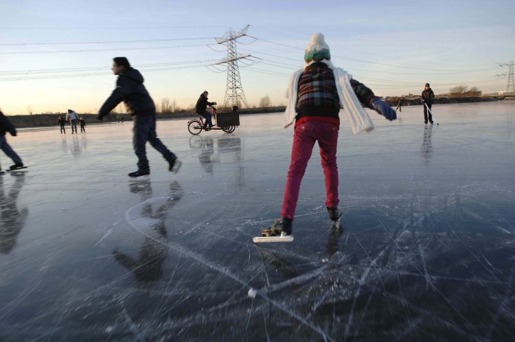 IJburg kan schaatsen