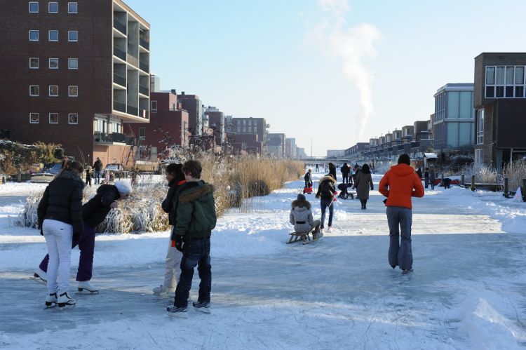 Schaatsen van eiland naar eiland