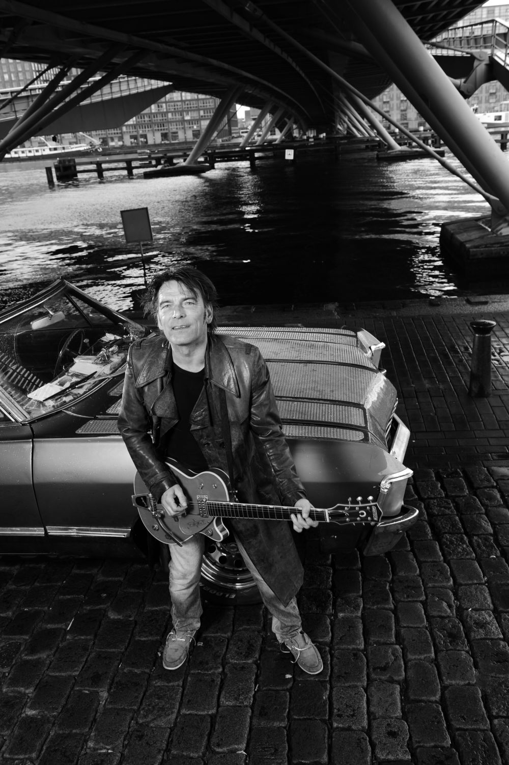 De motorkap als podium