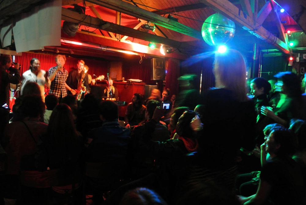 Jamsessie van jewelste. Tony Scott was er ook