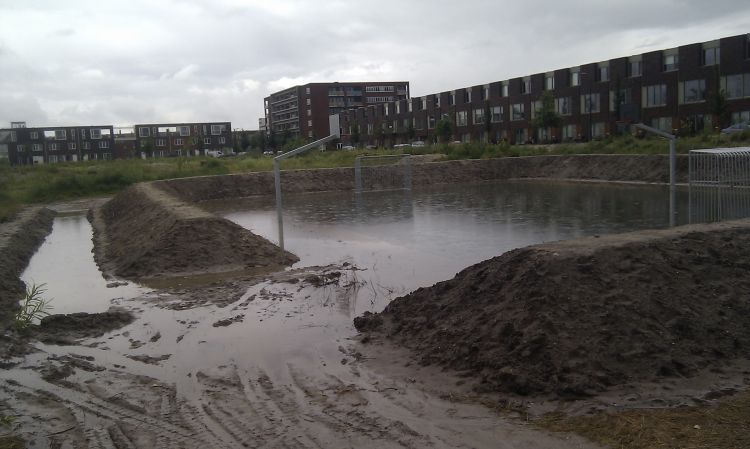 Kunstgras kavel 50 onder water