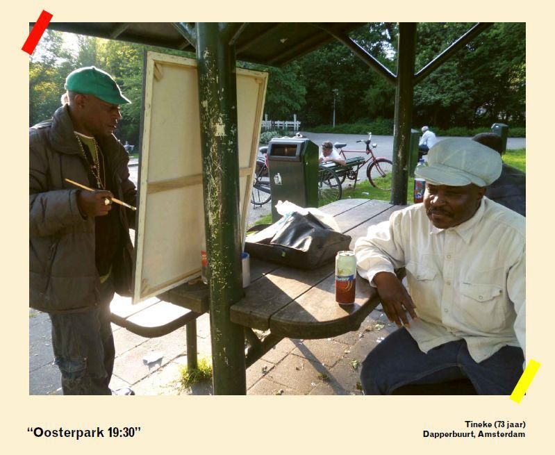 Levensgrote foto’s Dapperbuurt in Oosterpark