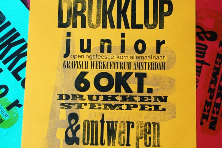 Je eigen krant of kaart maken tijdens Drukklup Junior