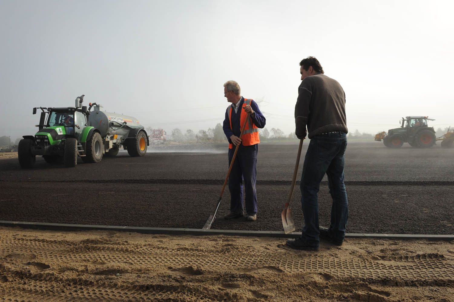 Kunstgrasvelden Diemerpark gelegd