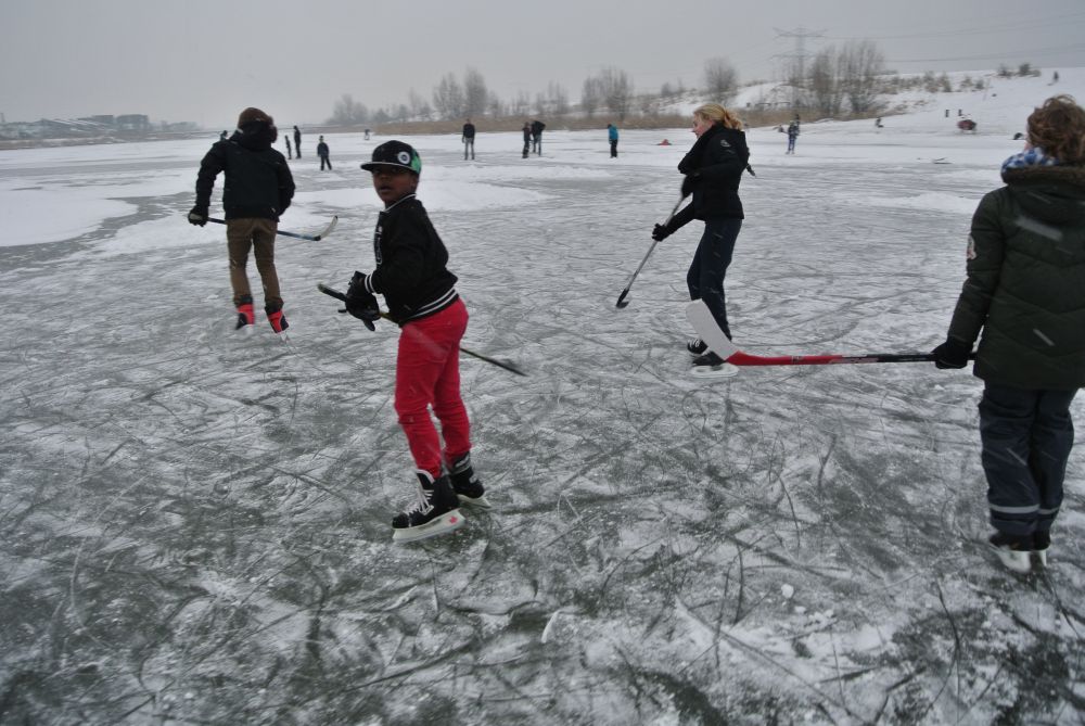 Schaatsen en sleeën in Oost