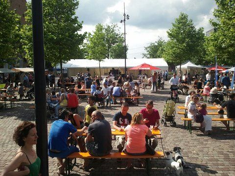 Culinair festival op Ivensplein