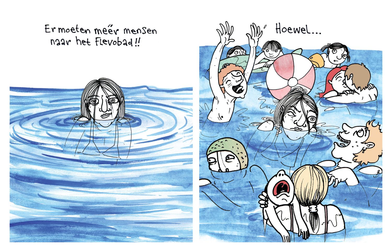 Flevoparkbad niet rendabel, de ‘Vrienden Van’ vrezen voor hun paradijs