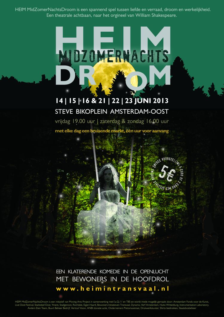 Openluchttheater op Steve Bikoplein