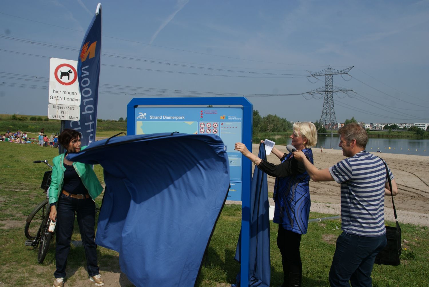 Gecontroleerd zwemwater bij Diemerparkstrand