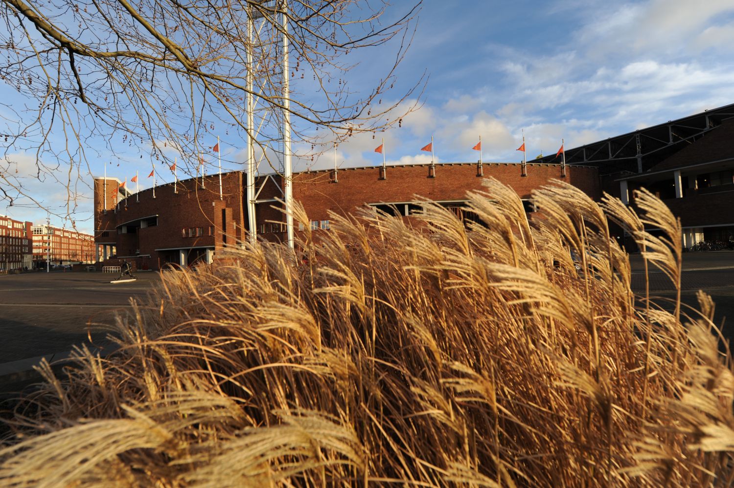 Tijdelijke schaatsbaan Olympisch Stadion