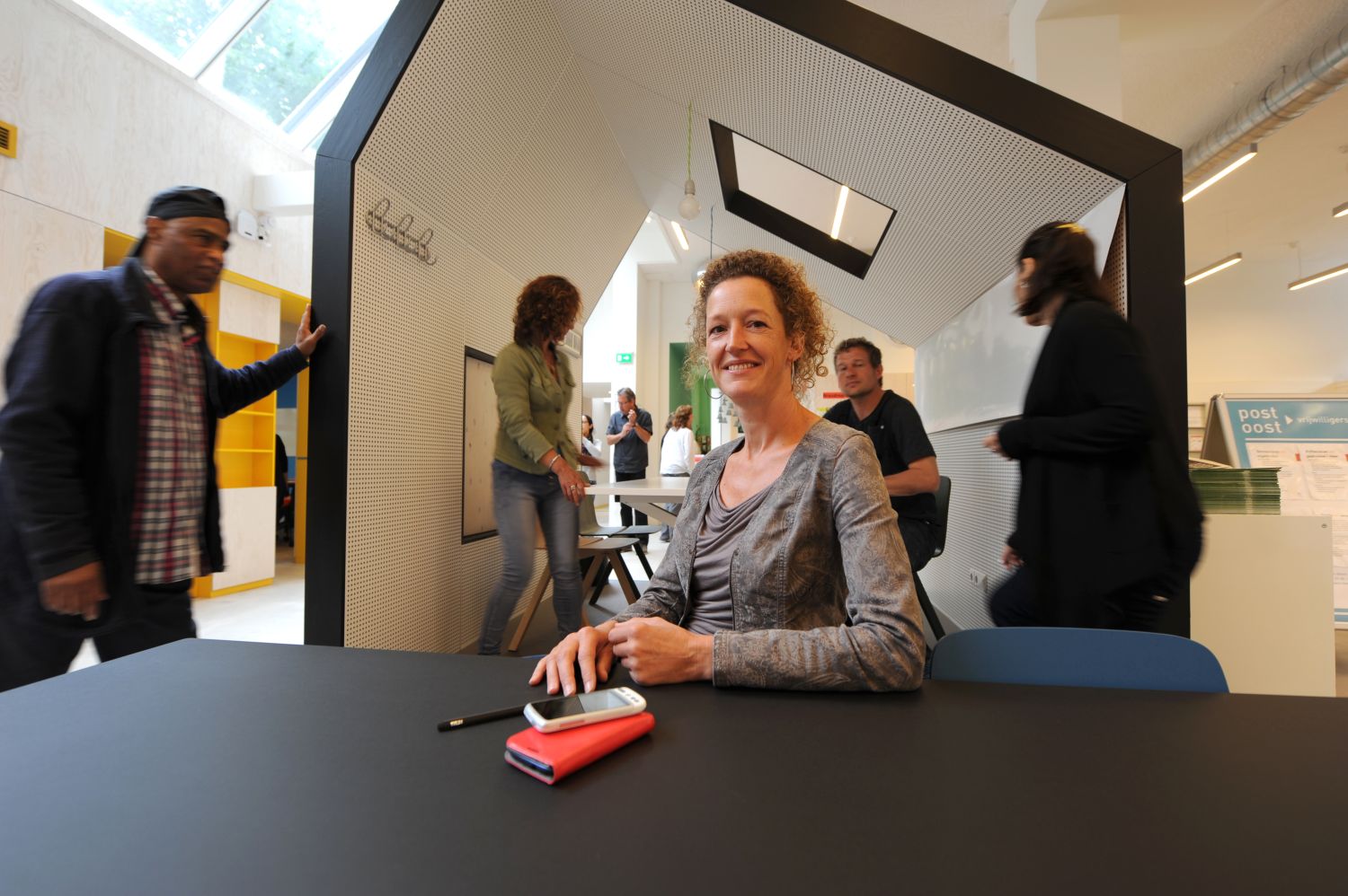 Een hulppost voor bewoners van Oost