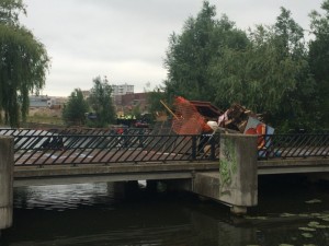 Ontruiming de Valreep