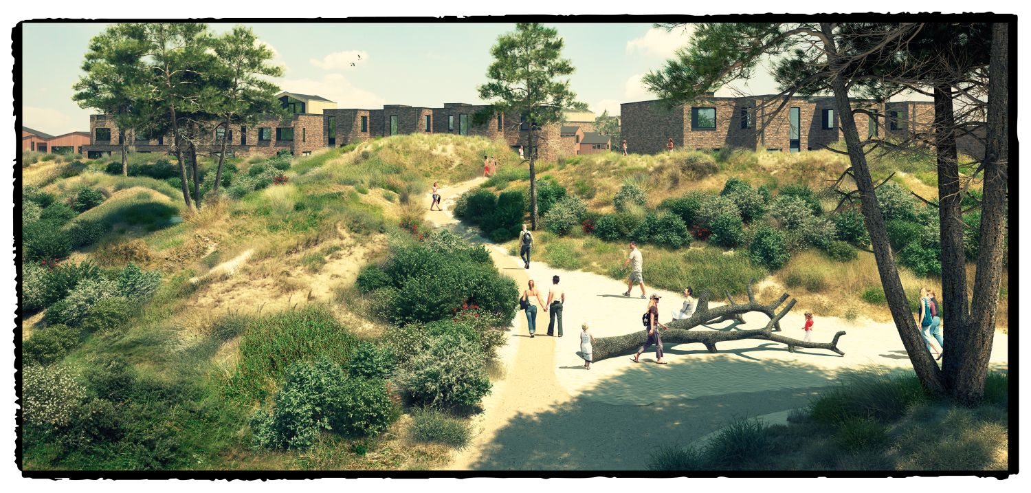 Wonen tussen duinen aan het IJmeer