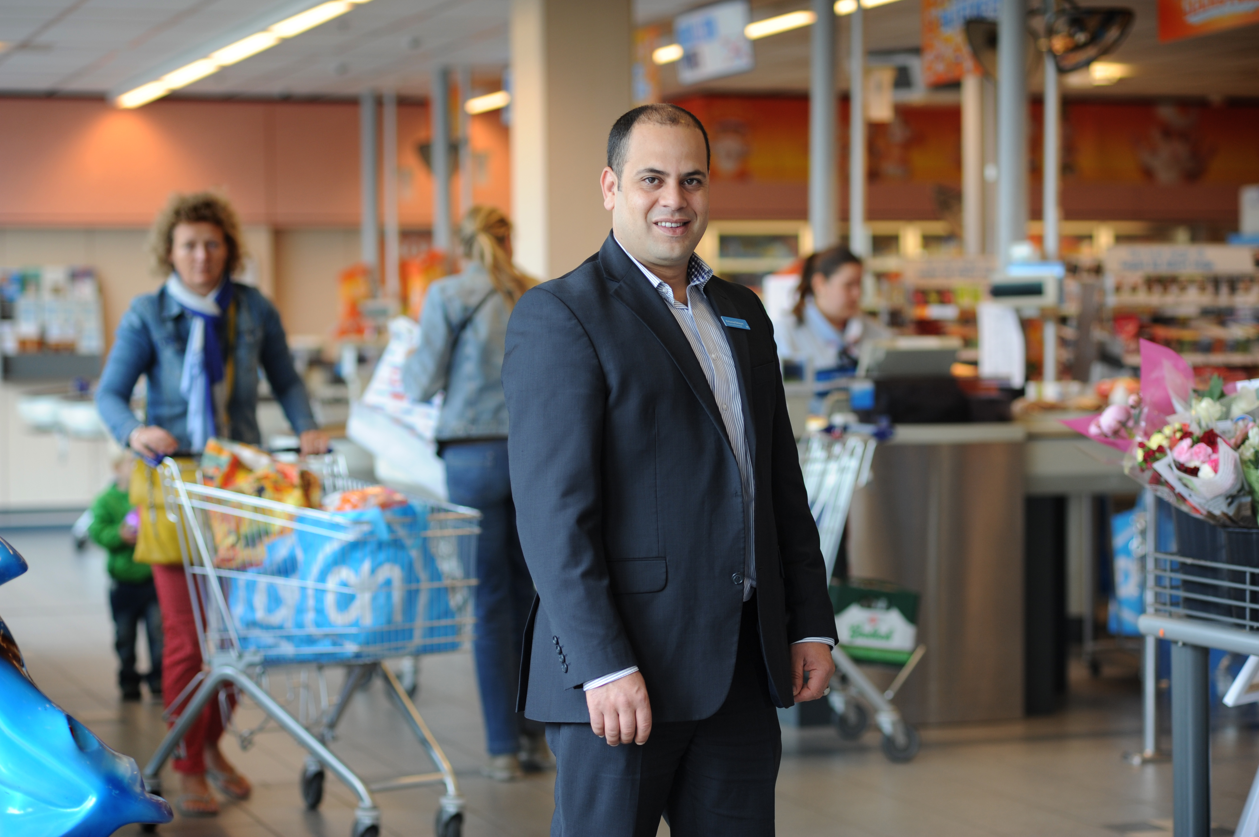 Toegewijd: Mohamed werkt al twintig jaar bij Ahold