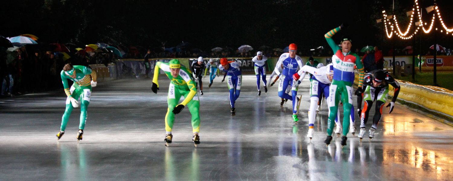 Opening marathonseizoen op Jaap Eden IJsbaan. de Brug geeft kaarten weg