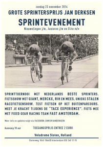 Sprintspektakel op Velodrome Sloten
