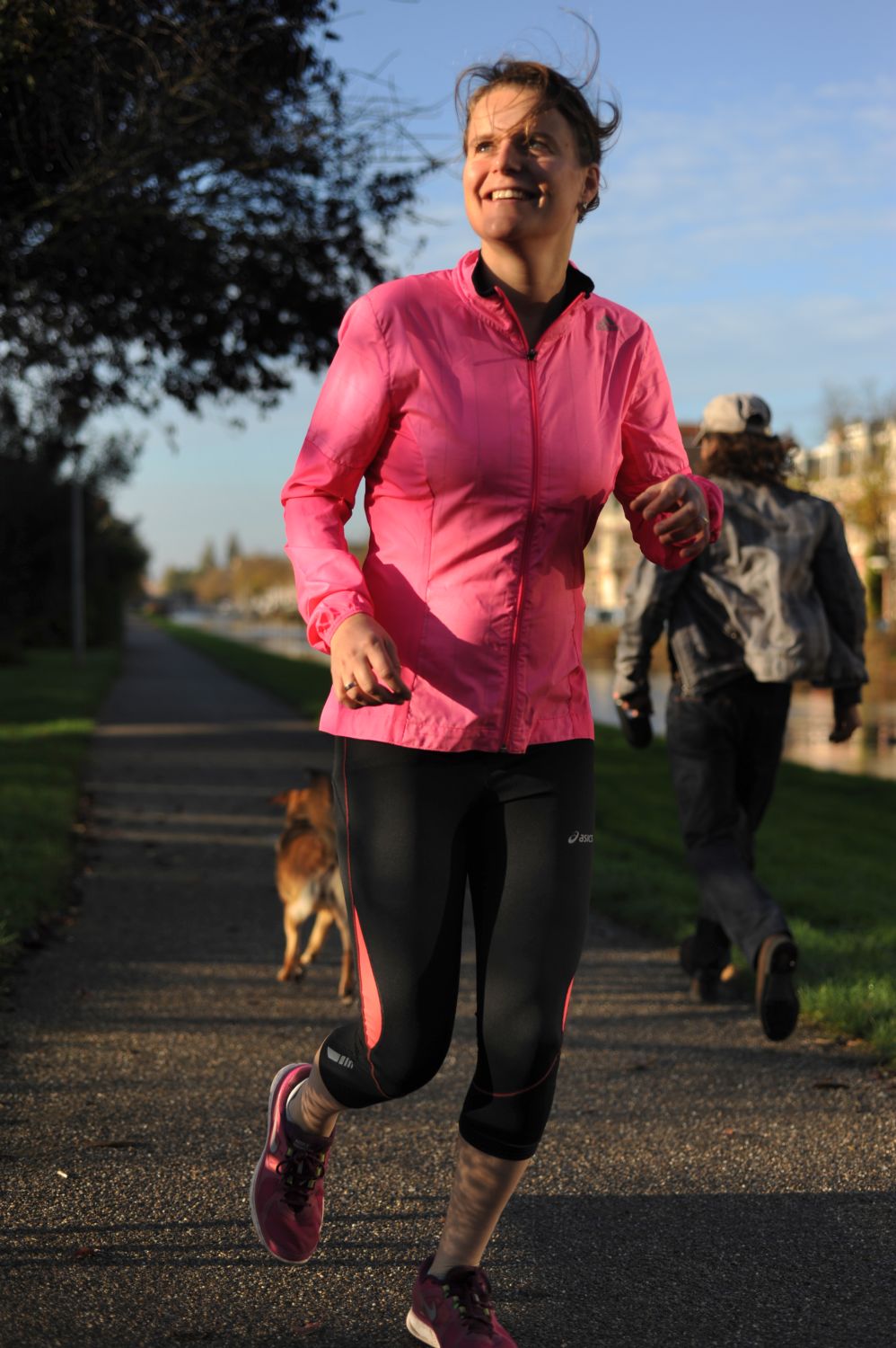 Rennen langs de highlights van de stad