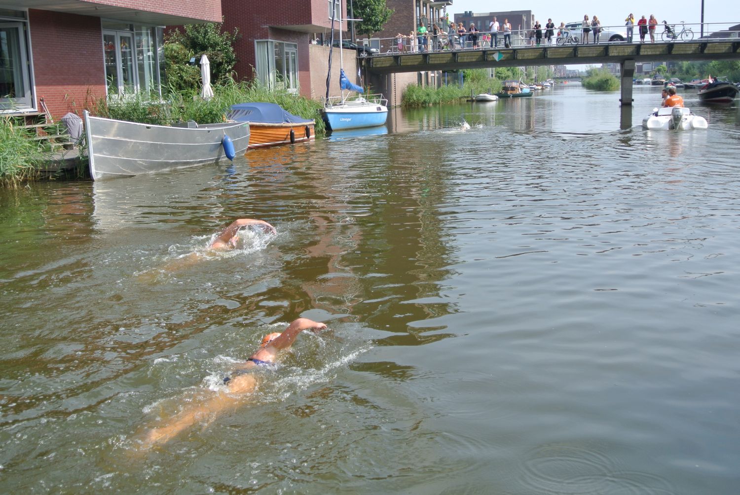 Zwemmen, fietsen, hardlopen