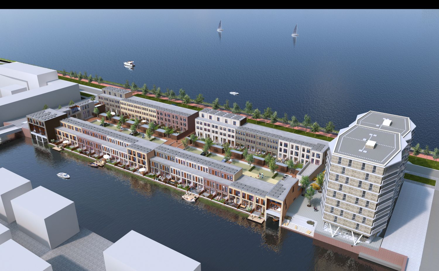 Nieuwe woning aan het water te koop: project Het Watermerk