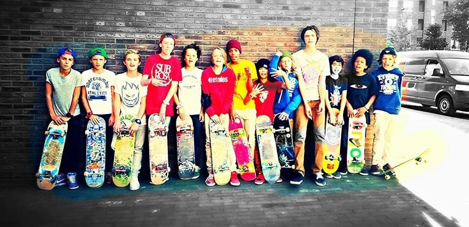 Mini-ramp in de haven IJburg