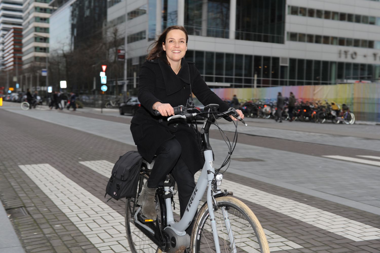 Hakken in de tas en fietsen maar