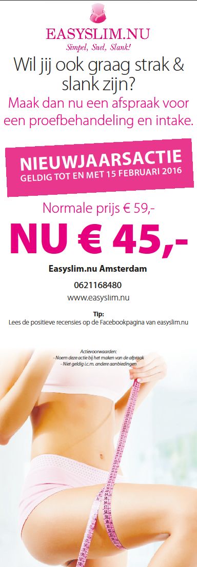 EasySlim.nu helpt je snel strak in het vel