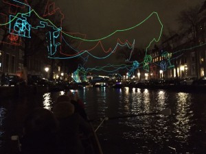 Een van de vele kunstwerken op de route