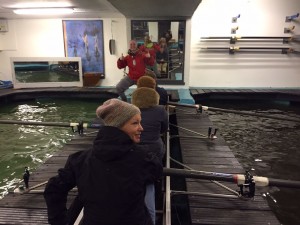 Eerst even oefenen in 'de bak'