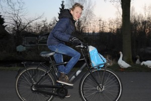 ‘Onderweg neem ik in mijn hoofd de leerstof door’