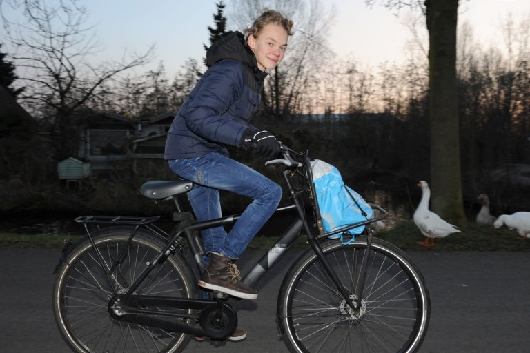 ‘Onderweg neem ik in mijn hoofd de leerstof door’