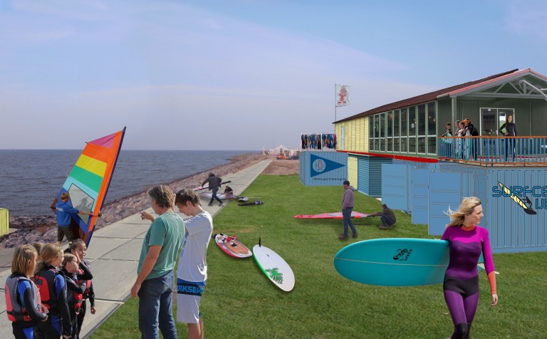 Surfend IJburg verhuist naar Centrumeiland