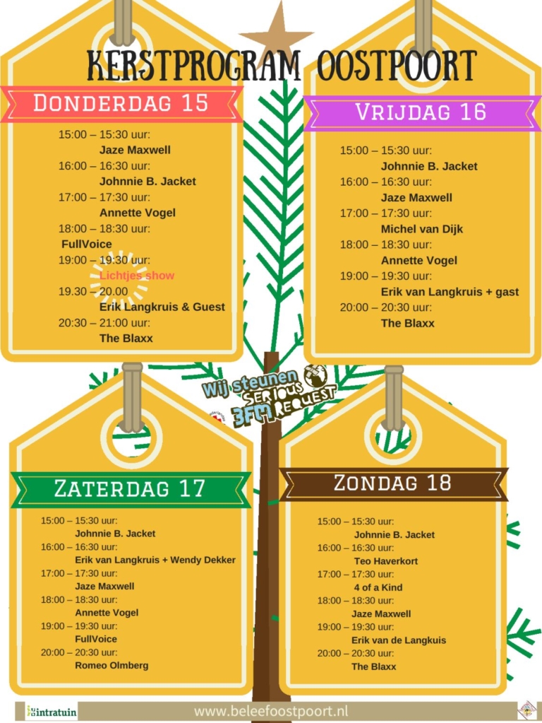 Grote kerstmarkt in Oostpoort