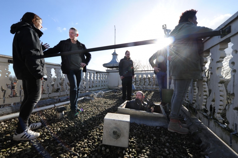 Live: broedende reigers in Frankendael