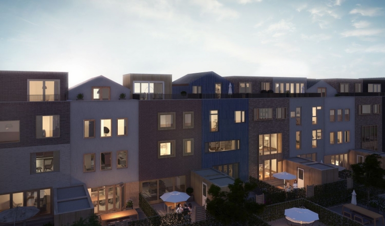 Stadswoningen te koop op Zeeburgereiland, hergebruik een speerpunt