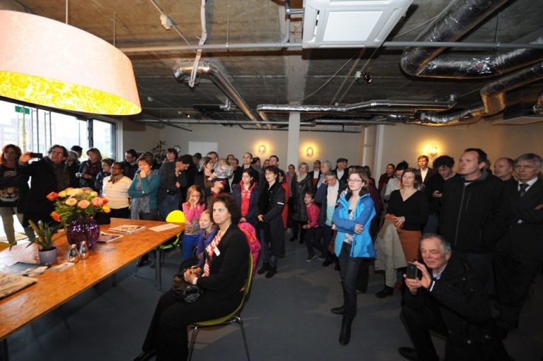 Kluun in de Flexbieb op IJburg