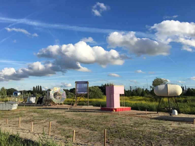 UrbanCampsite in het Science Park