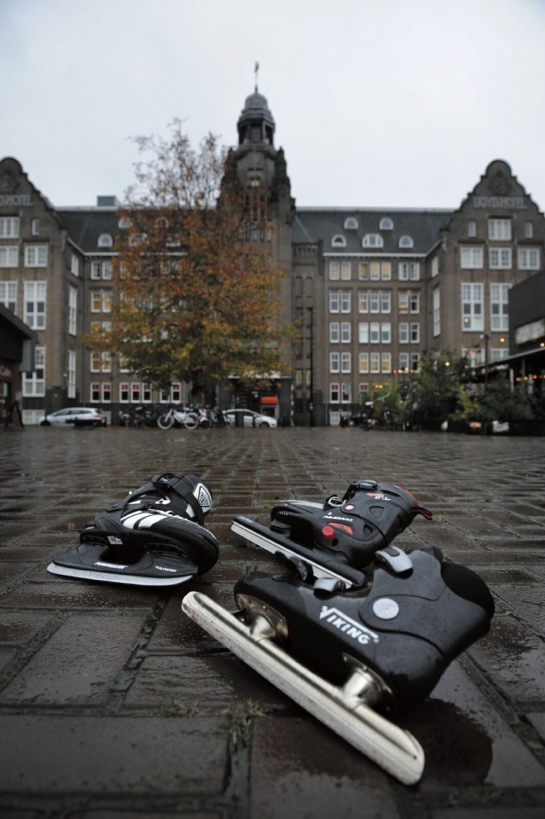 Schaatspret op het Lloydplein