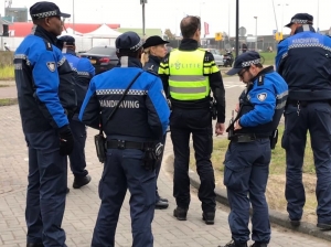 Anti-terreuroefening op Zeeburgereiland