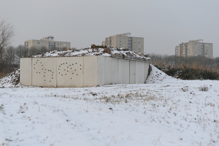 Vleermuisbunker in het Diemerpark