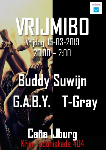 Nieuwe naam voor Vrijmibo, 15 maart bij Caña op IJburg