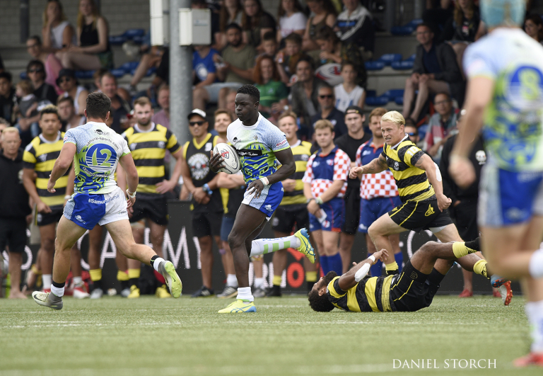 Internationaal rugbytoernooi in Geuzenveld