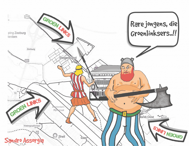 Minus één stembureau, de Romeinen van Oost… Stadsdeel Oost wordt steeds GroenLinkser