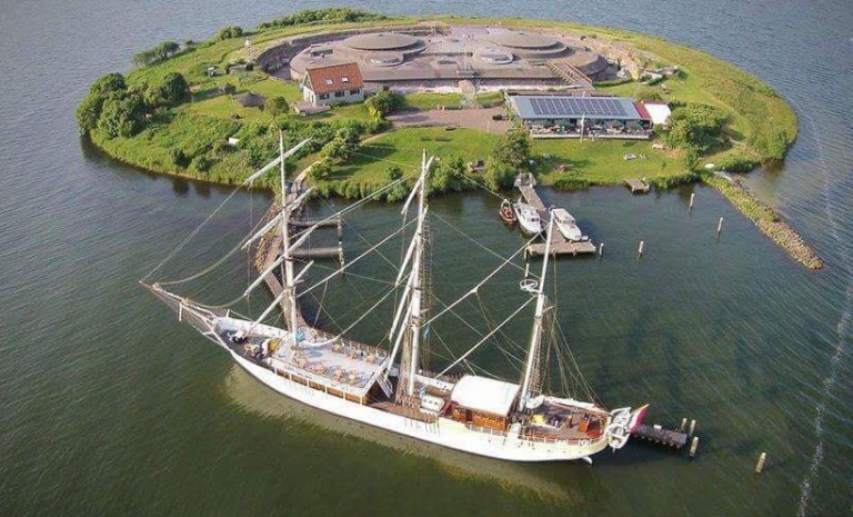 Kamperen en meer op Pampus deze zomer