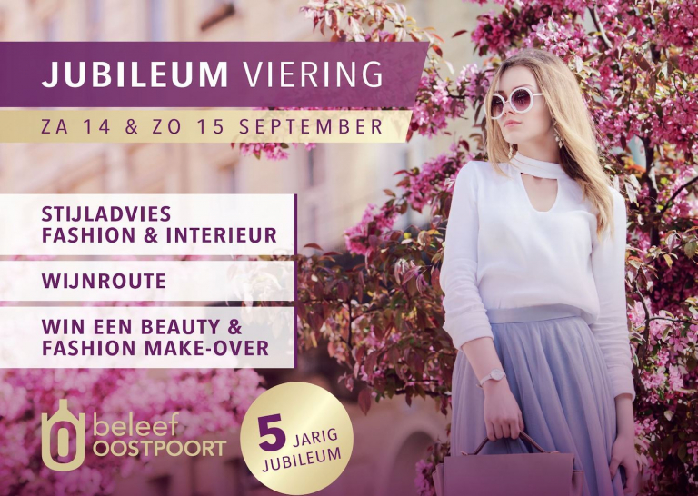 Winkelcentrum Oostpoort viert vijfjarig jubileum