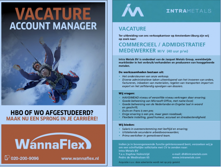 Vacatures in de Brug