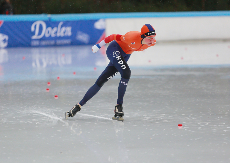 Esmee Visser wint eerste gouden medaille op studenten-WK Jaap Eden Baan: ‘Niet vanzelfsprekend’